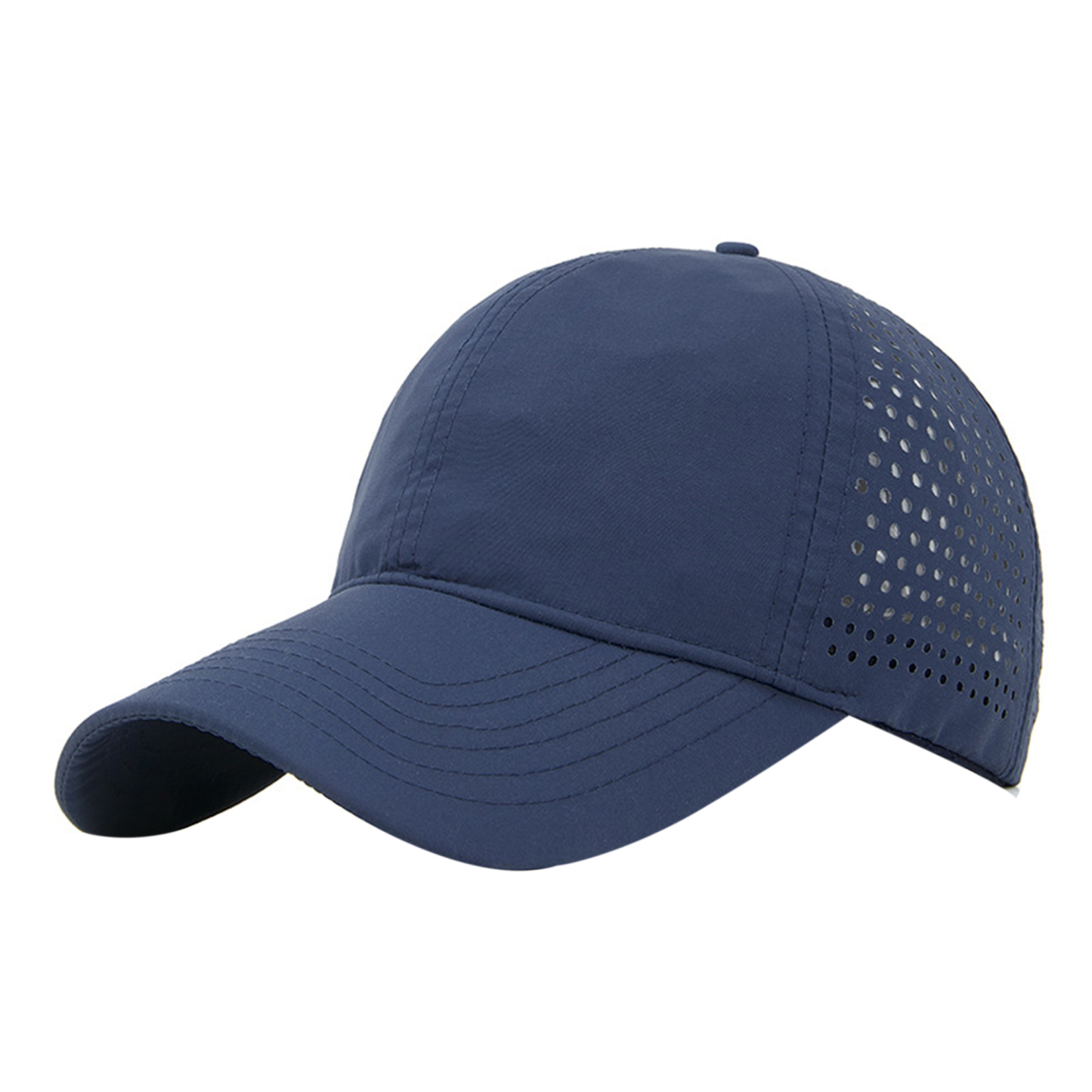 Quick-Dry Baseball Cap w/ Wide Brim UV Sun Protection