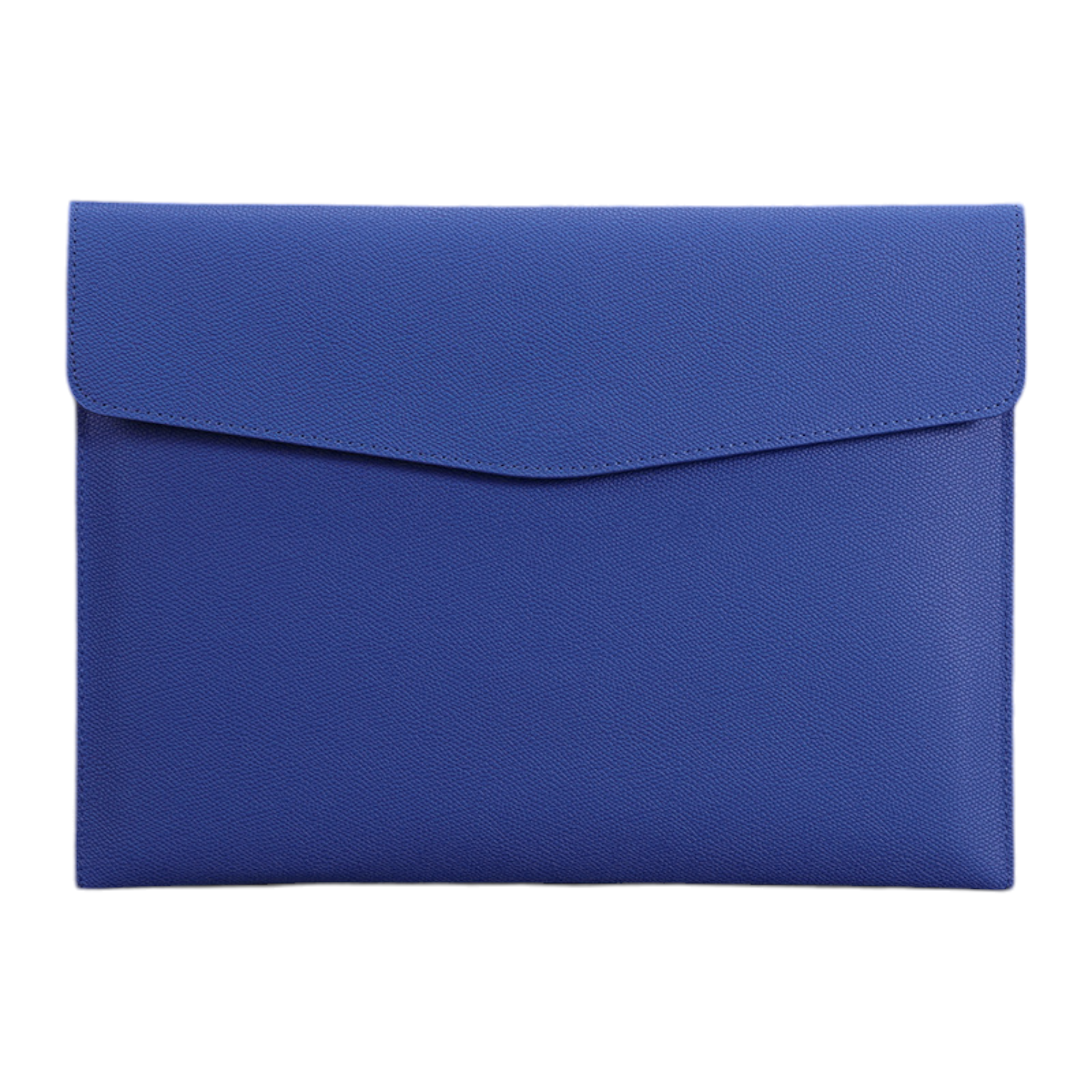 A4 PU Leather File Folder w/ Snap Closure for Office Use