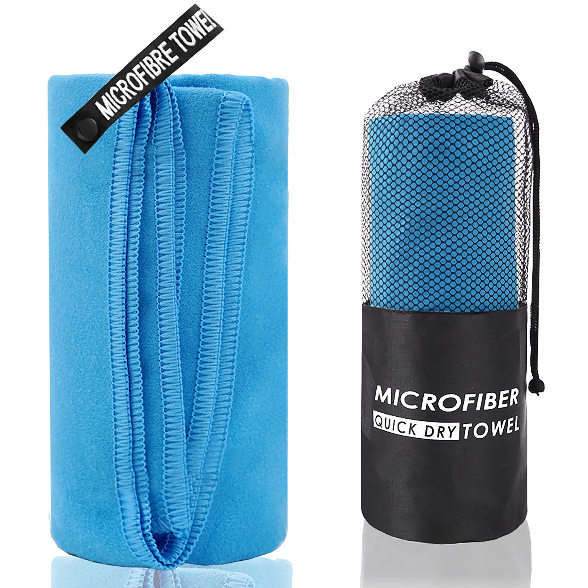 24" x 16" Microfiber Sports Towel for Fitness & Yoga