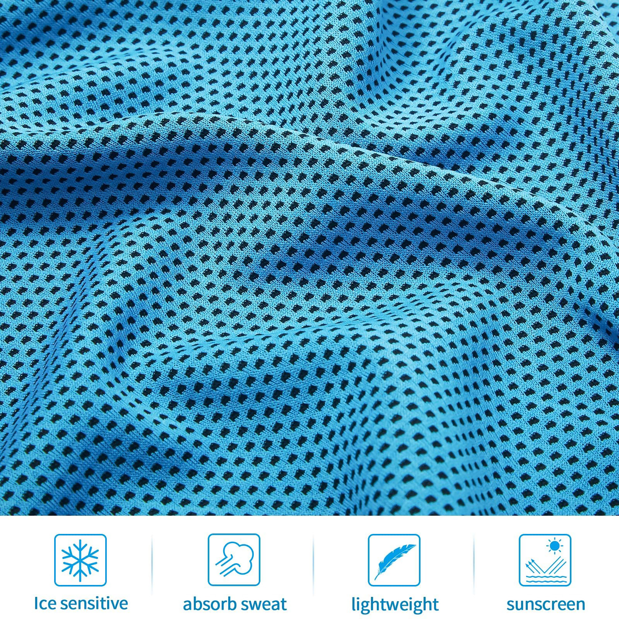 39" x 12" Cooling Towel for Sweat Absorbing & Heat Relief