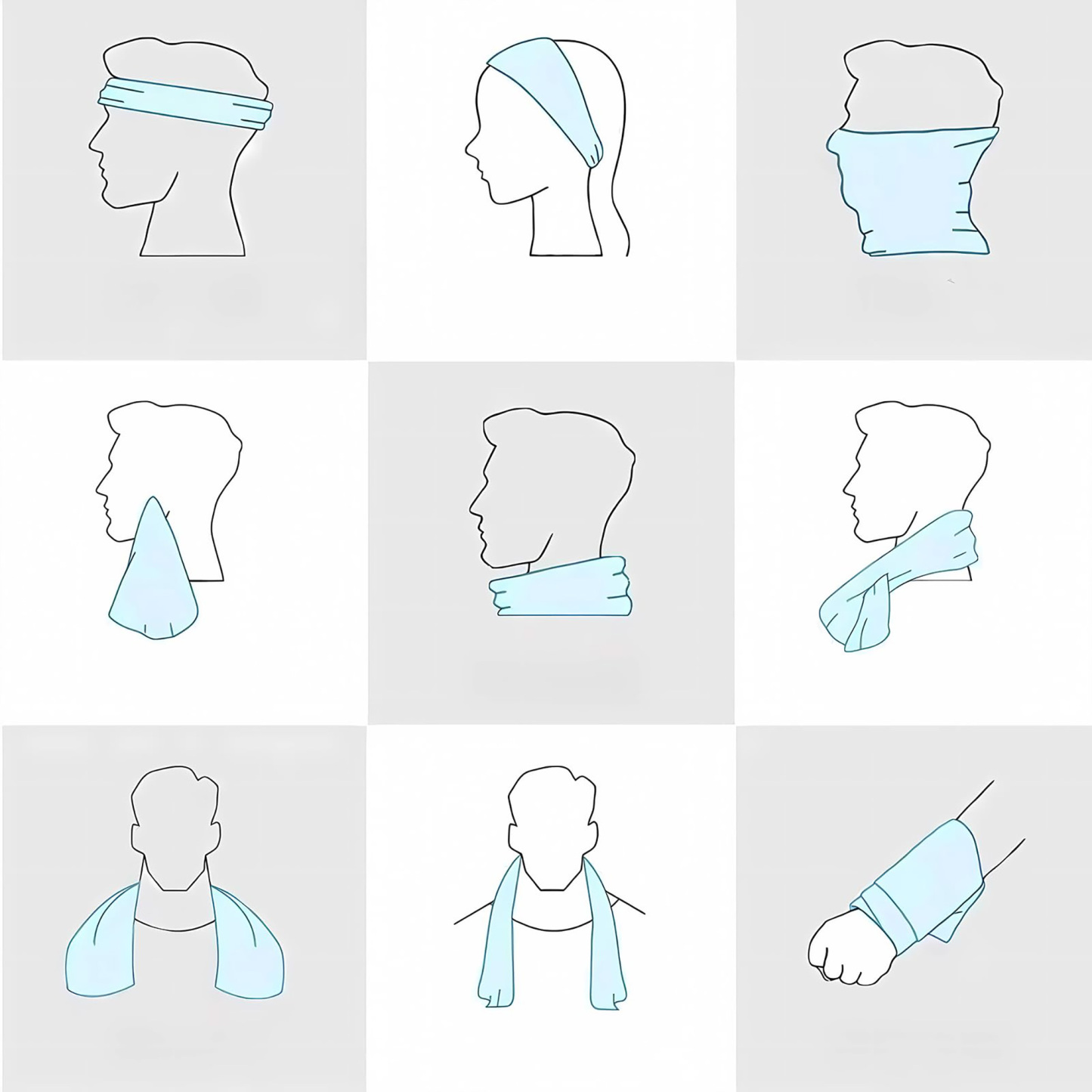 39" x 12" Custom Full-Color Sport Towel for Events & Support