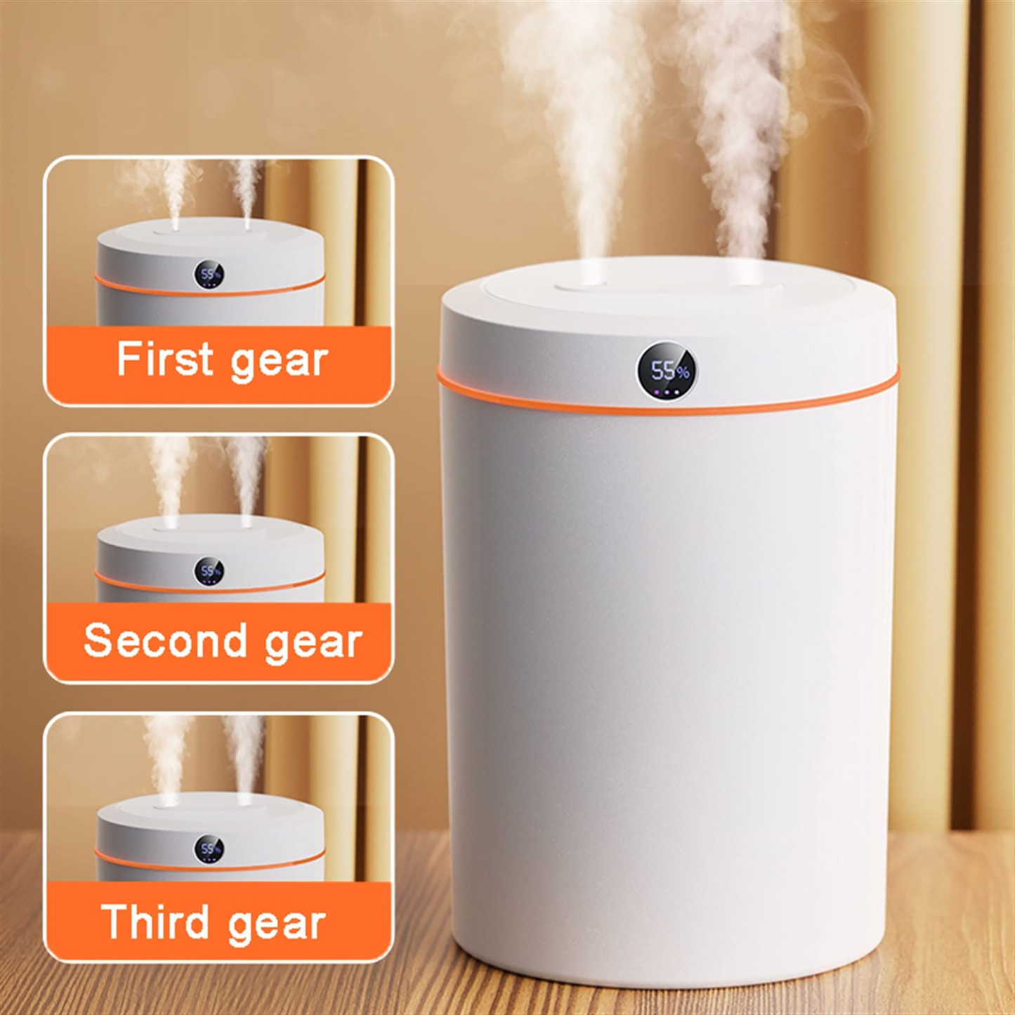 1.3 Gallon Smart Humidifier w/ Dual Nozzles & Timer