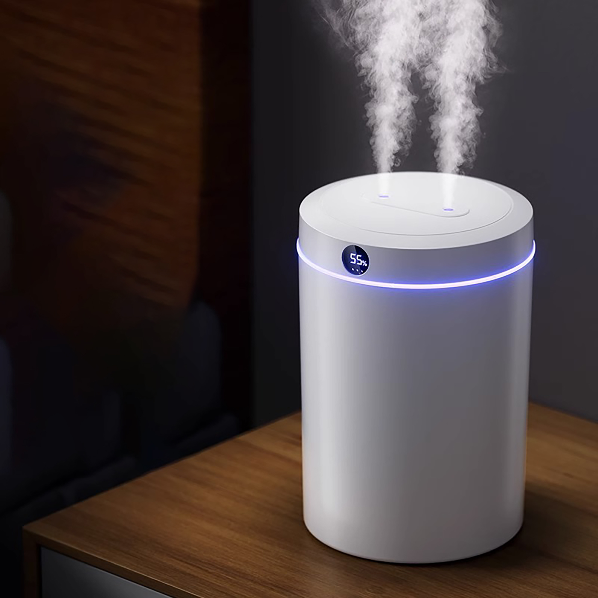 1.3 Gallon Smart Humidifier w/ Dual Nozzles & Timer
