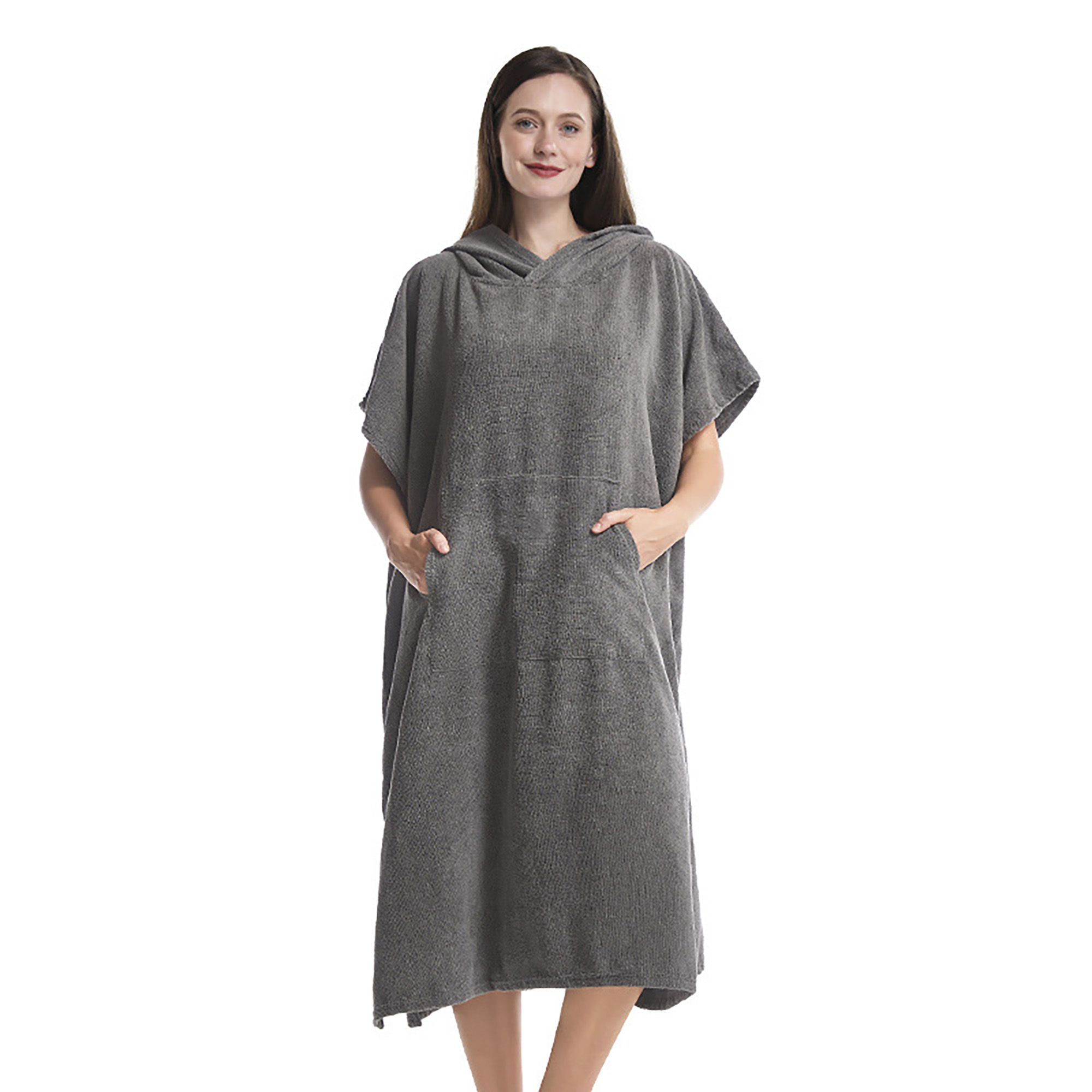 43'' x 33'' Surf Poncho Changing Robe with Hood