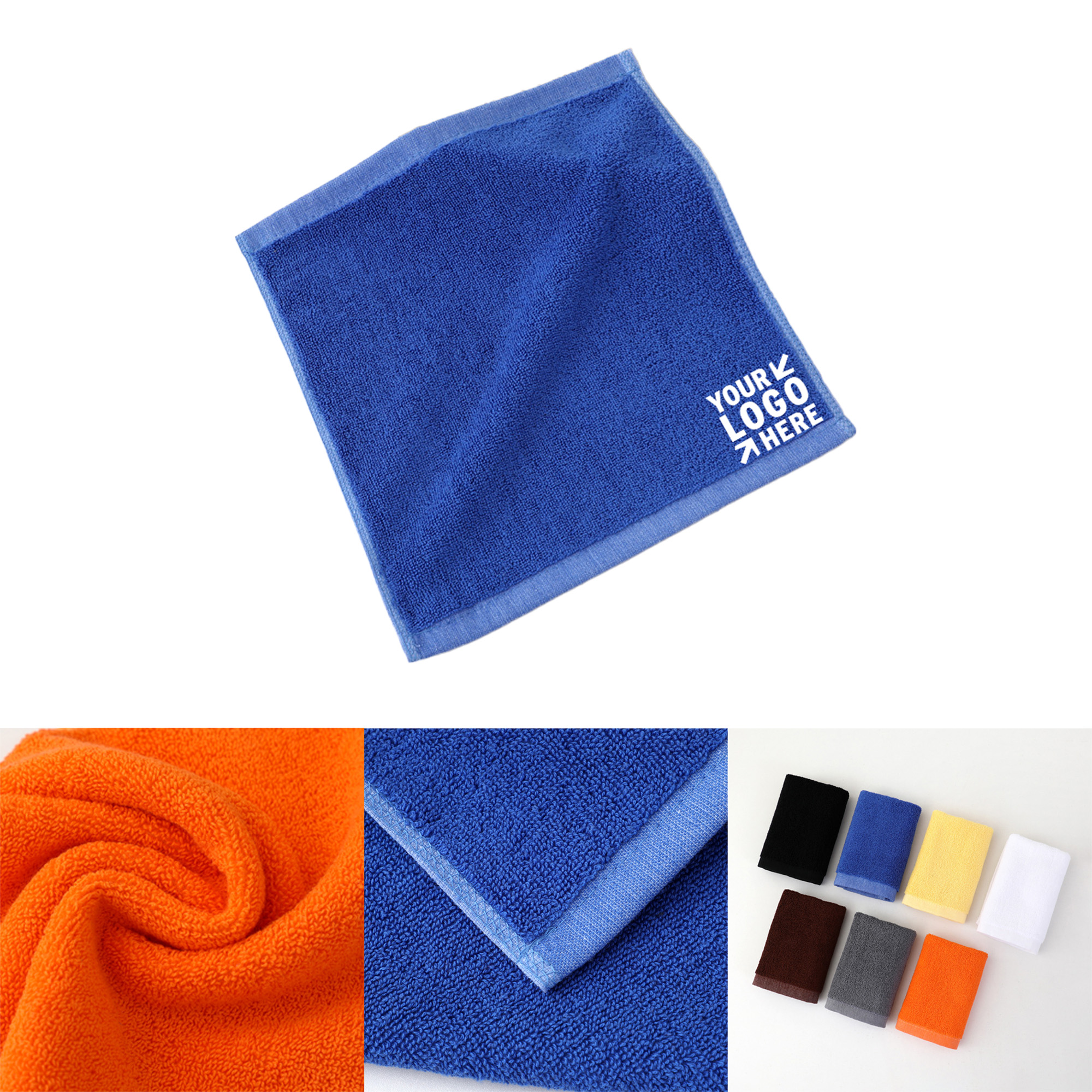 11.8'' x 11.8'' Cotton Hotel Catering Aviation School Towel