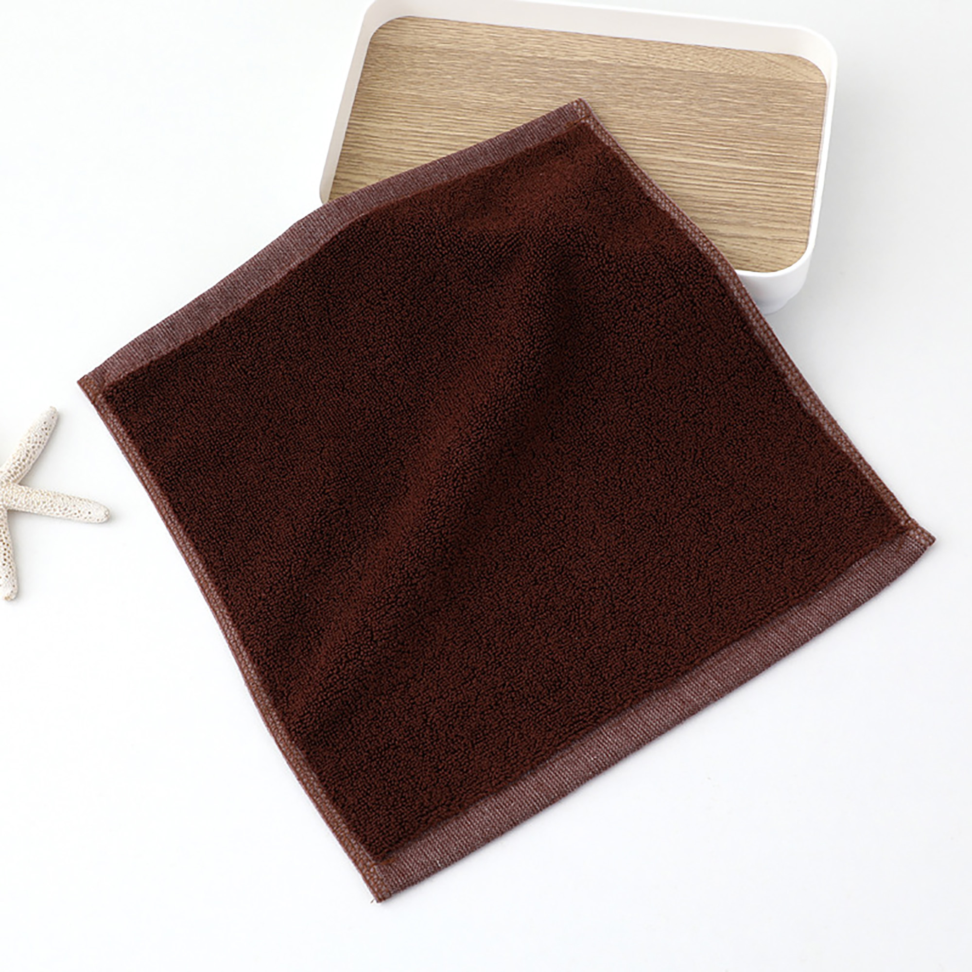 11.8'' x 11.8'' Cotton Hotel Catering Aviation School Towel