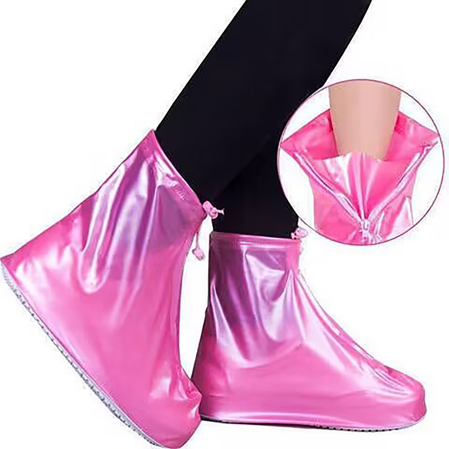 Thickened Mid-calf Non-slip Rainproof Shoe Covers