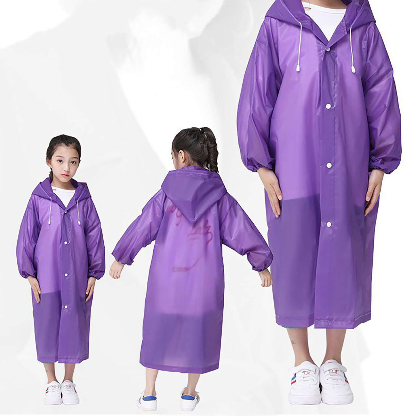 EVA Children's Fashionable Lightweight Raincoat