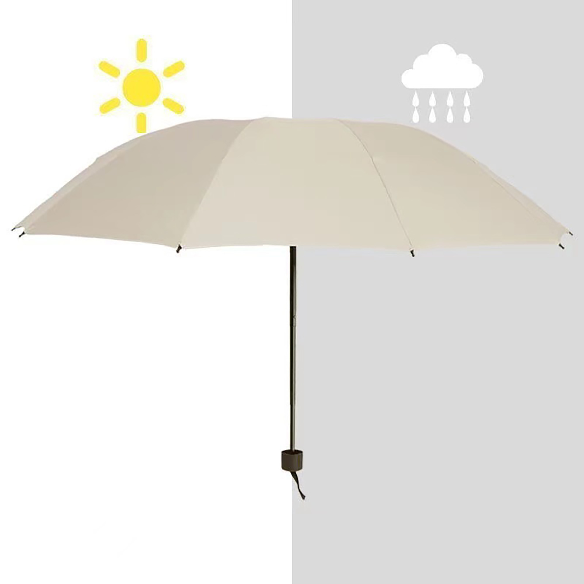 Oversized Manual Business Umbrella for Rain or Shine