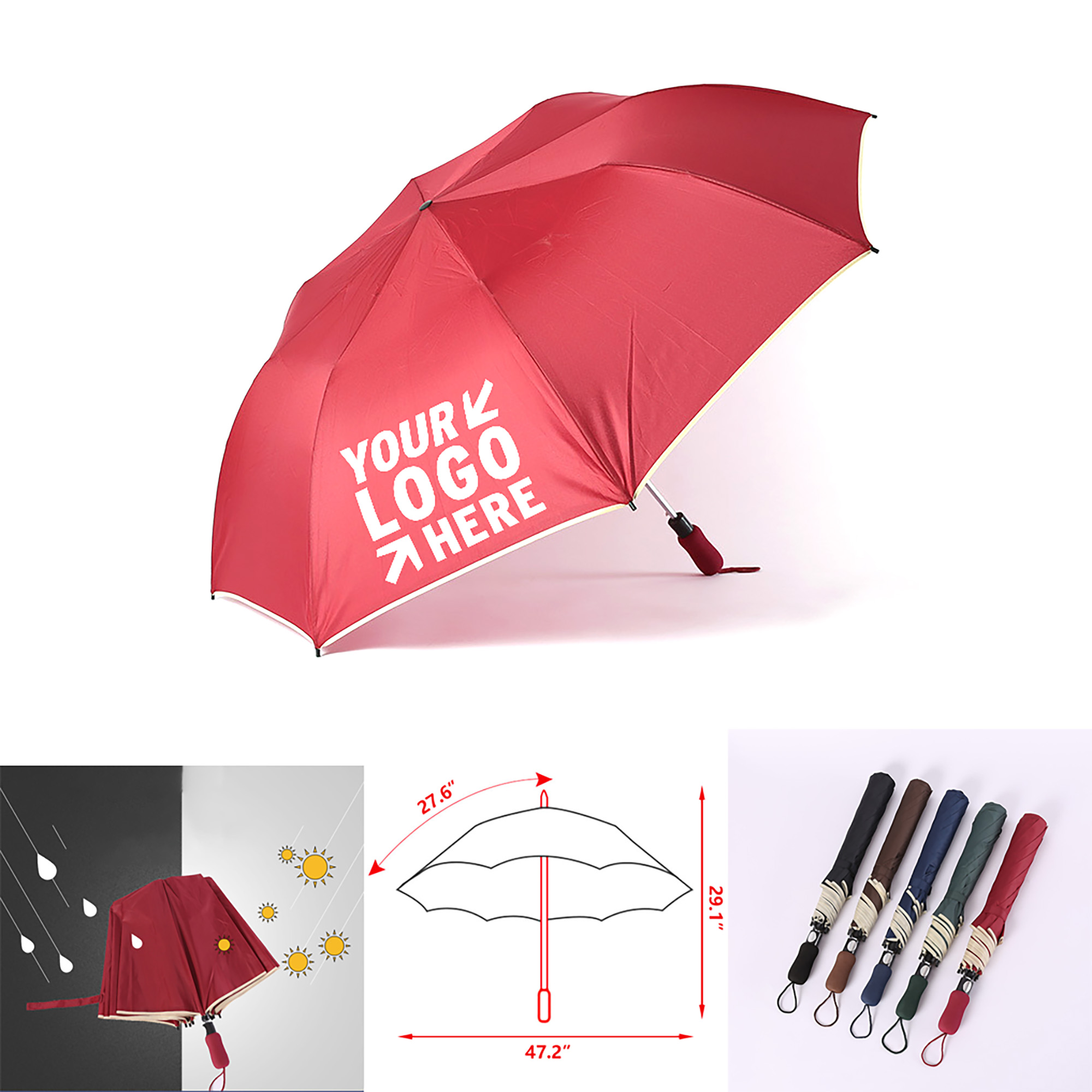 Auto-Open Golf Umbrella