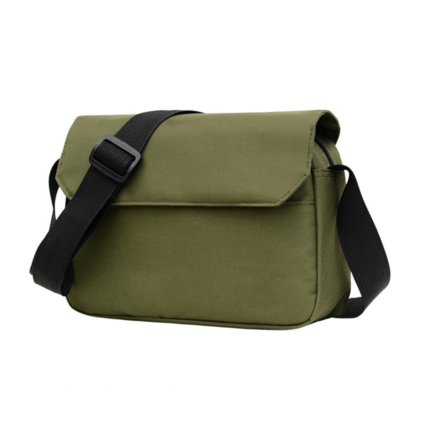 Unisex Nylon Crossbody Messenger Bag w/ Multi-Pocket Design