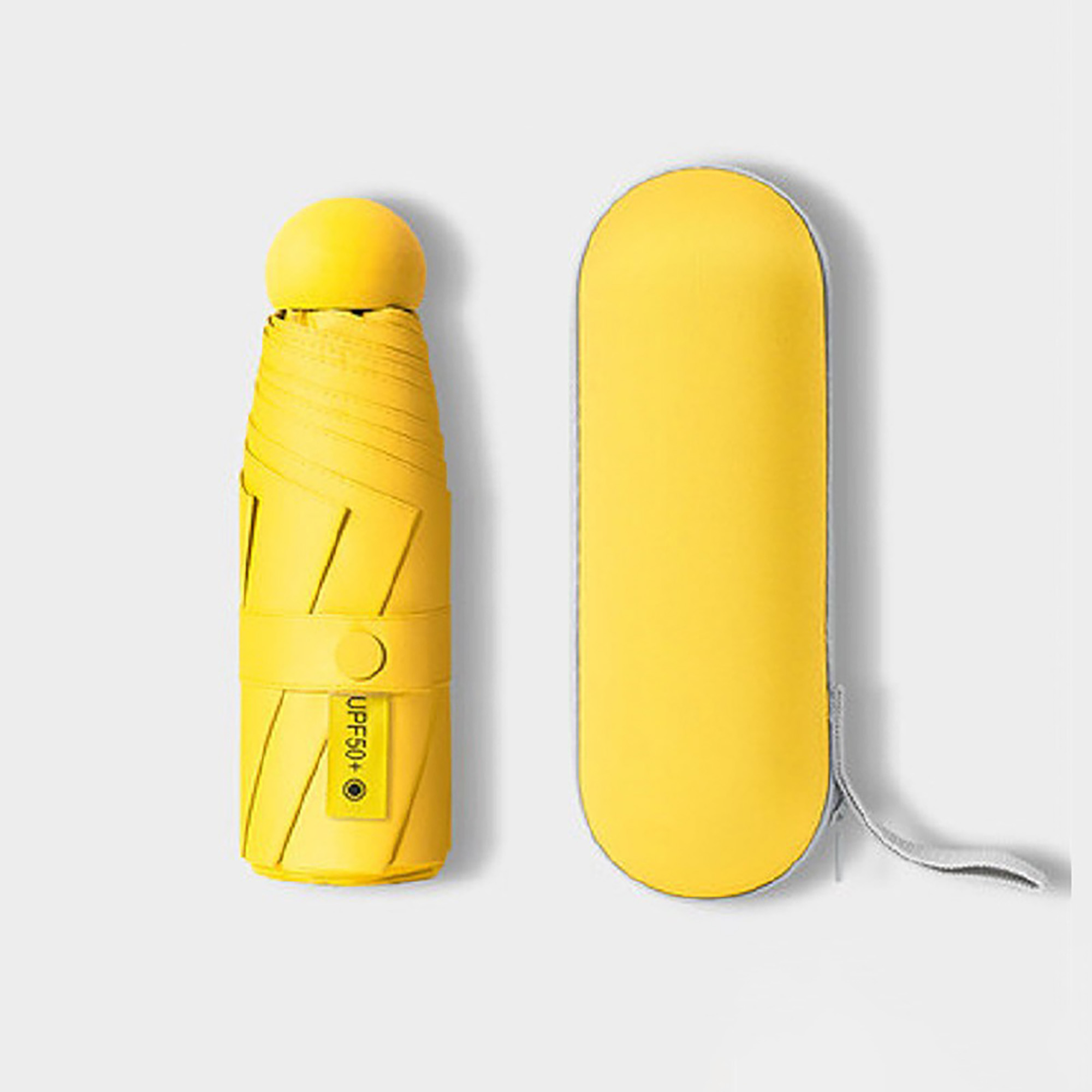 Compact Mini Umbrella w/ Storage Case