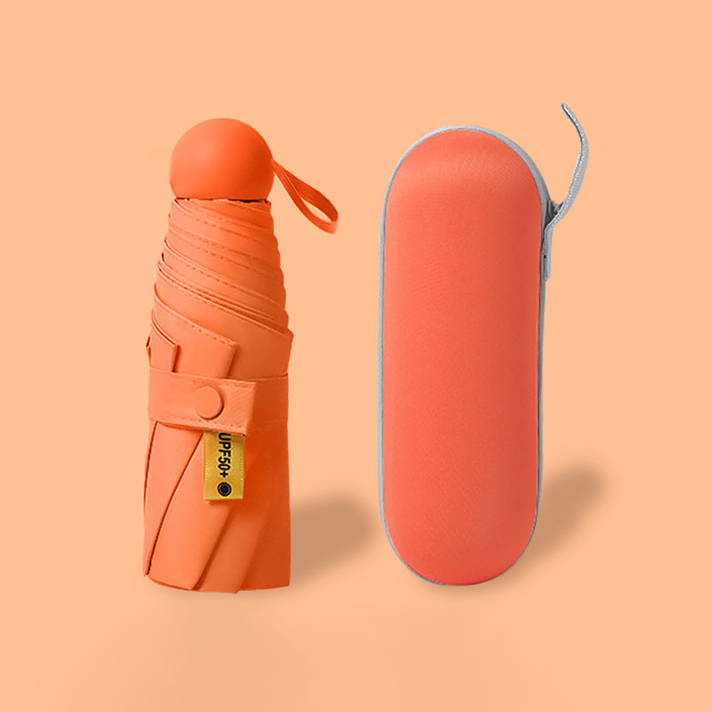 Compact Mini Umbrella w/ Storage Case