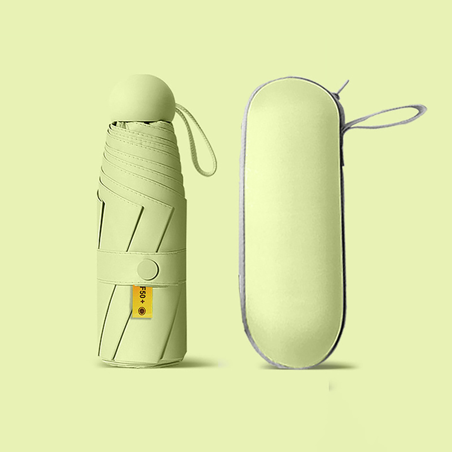 Compact Mini Umbrella w/ Storage Case