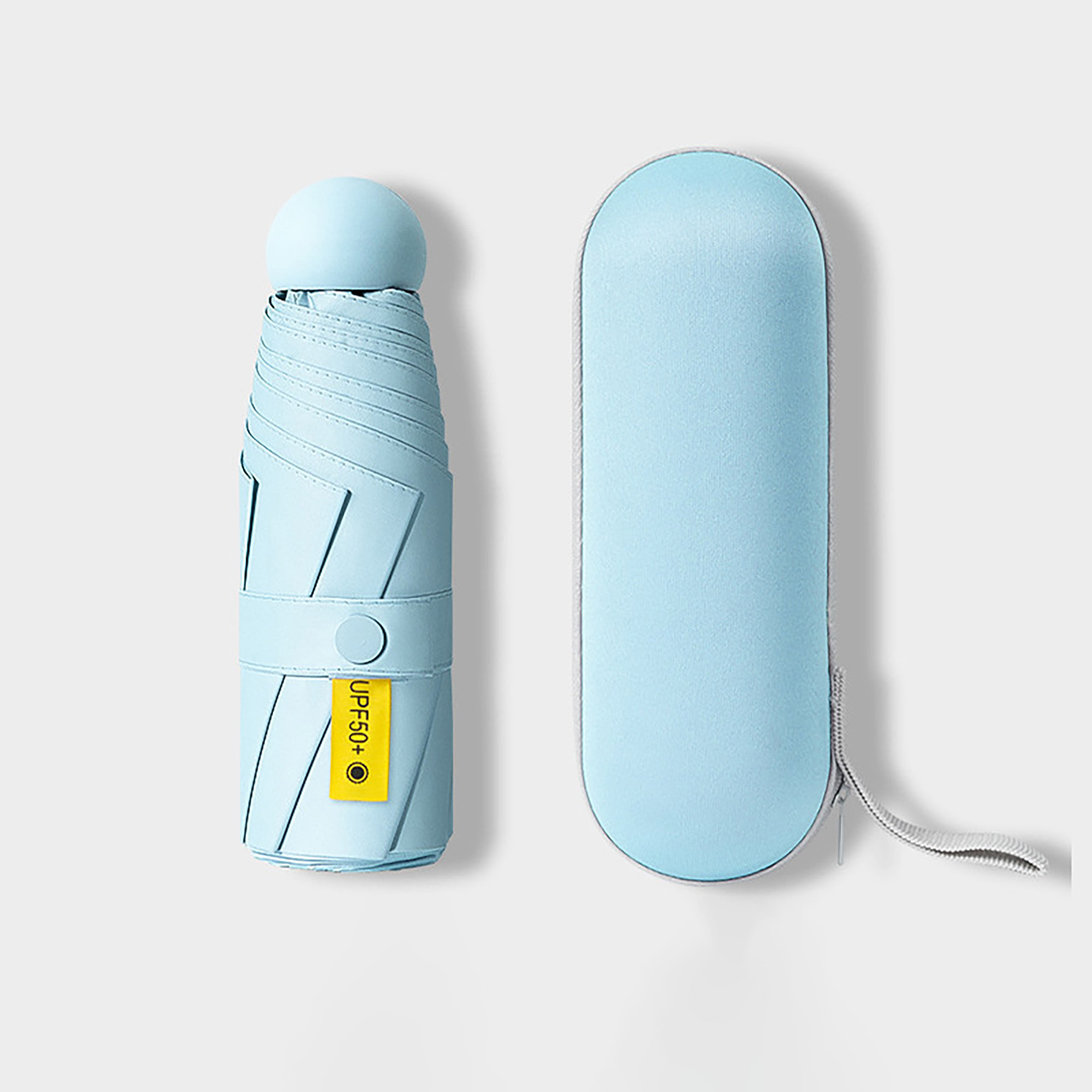 Compact Mini Umbrella w/ Storage Case