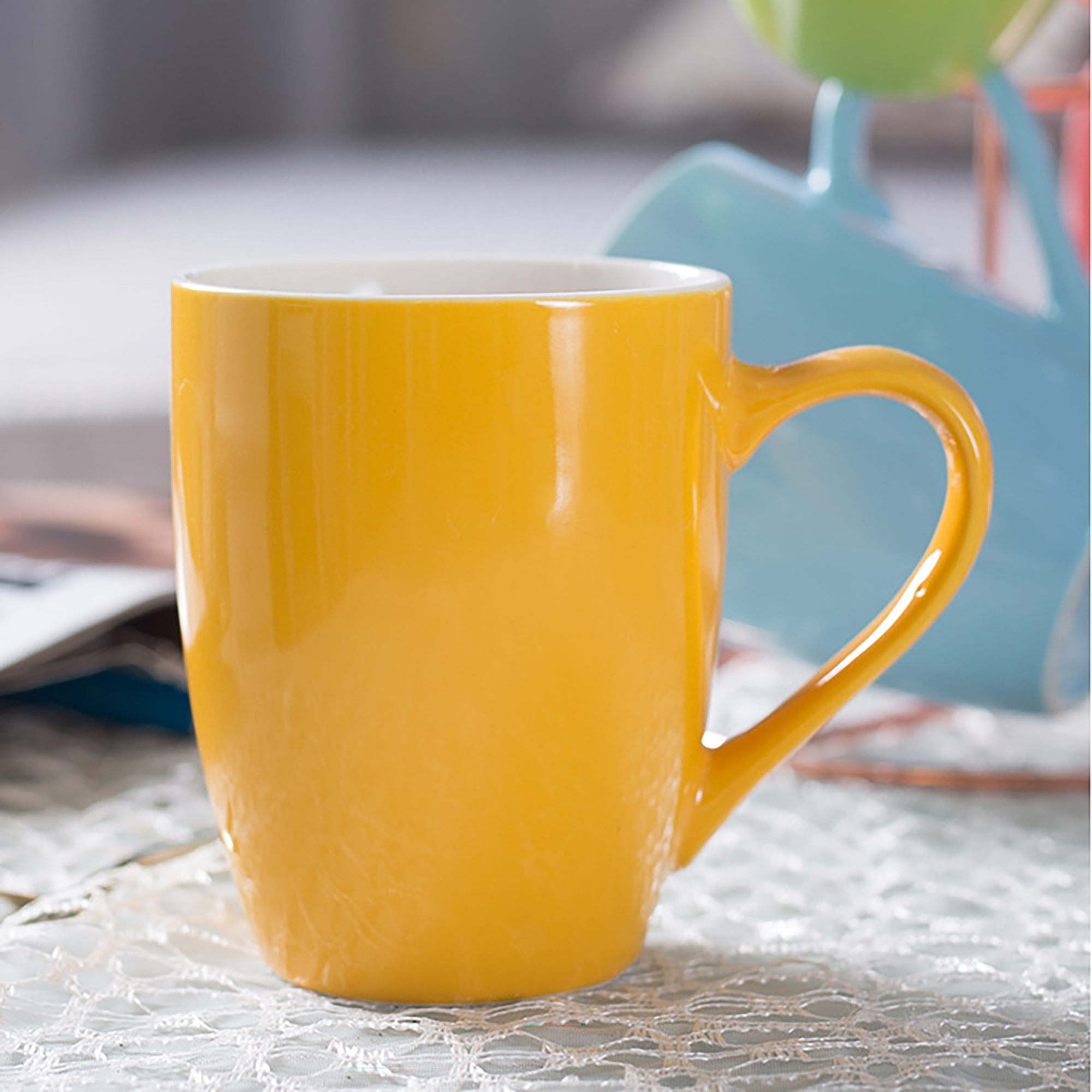 12oz Large Coffee Mug w/ Handle