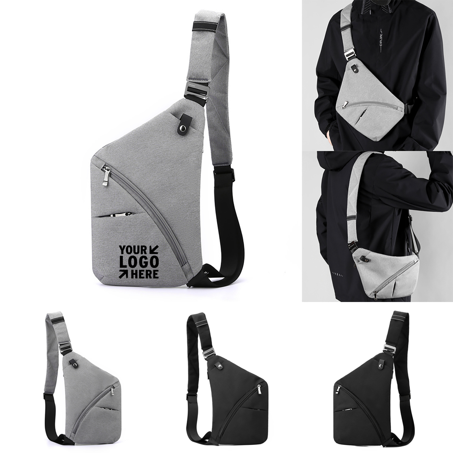 Stylish Men's Anti-Theft Chest Bag