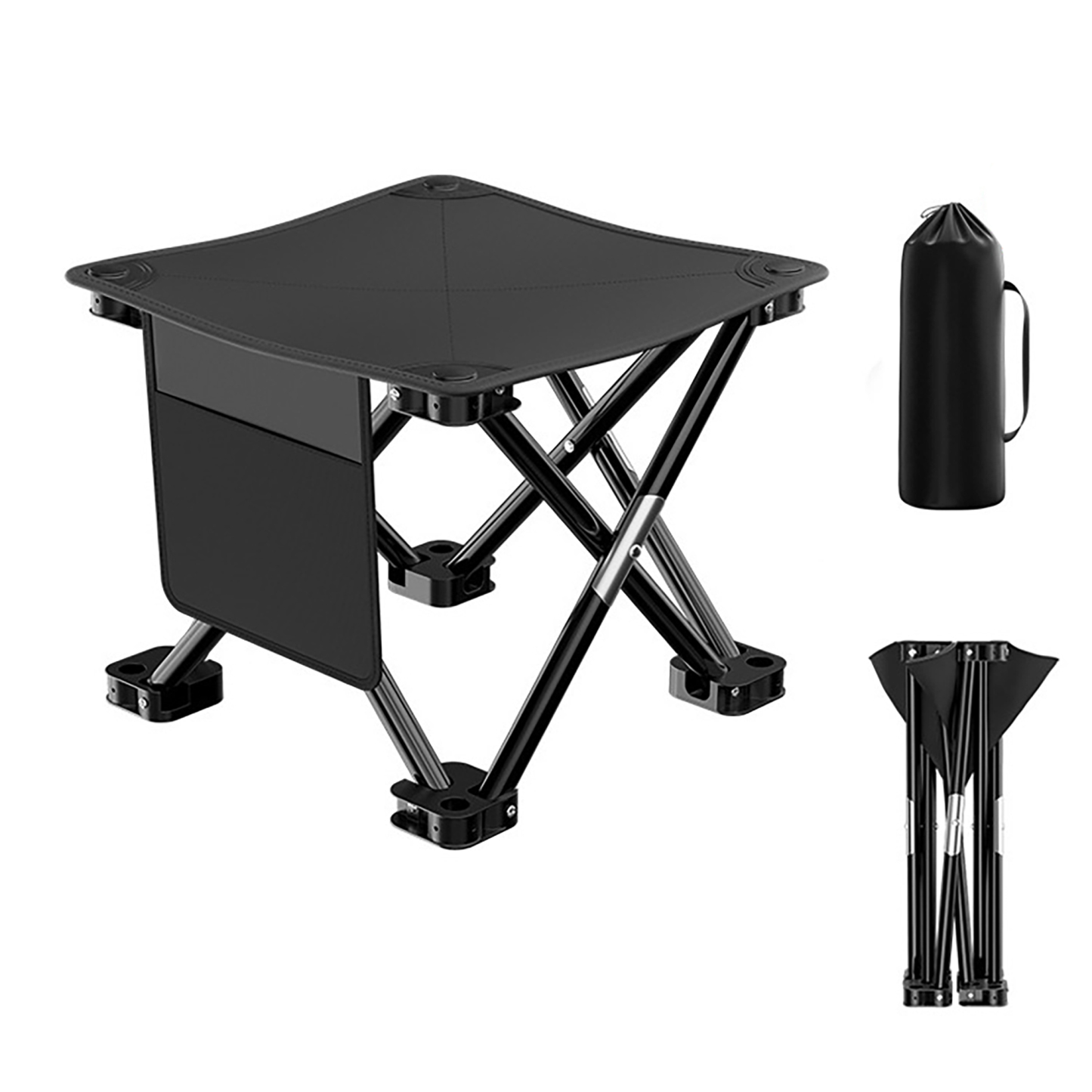 Lightweight Folding Chair w/ Storage Bag for Outdoor Use