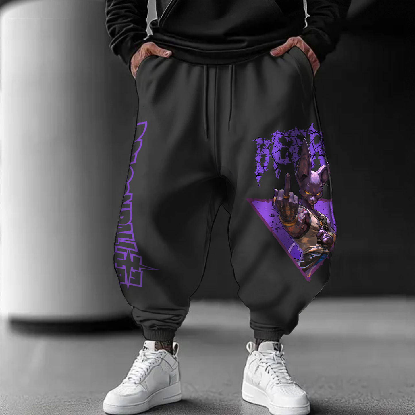 Unisex Casual Anime Streetwear Pants