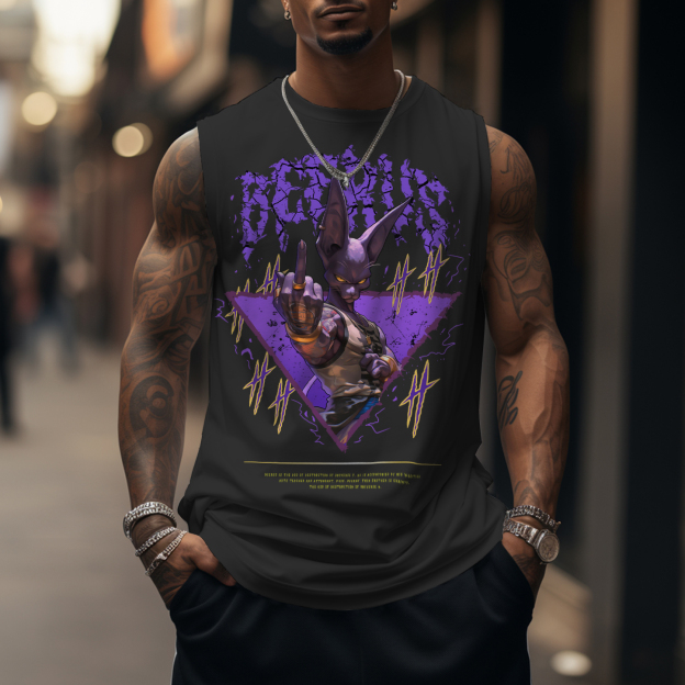 Unisex Anime Sleeveless Tank Top