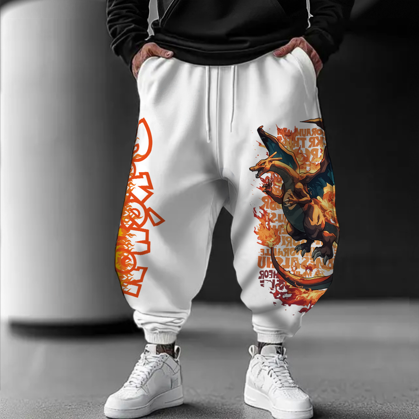 Unisex  Casual Anime Streetwear Pants