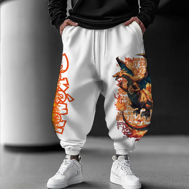 Unisex  Casual Anime Streetwear Pants