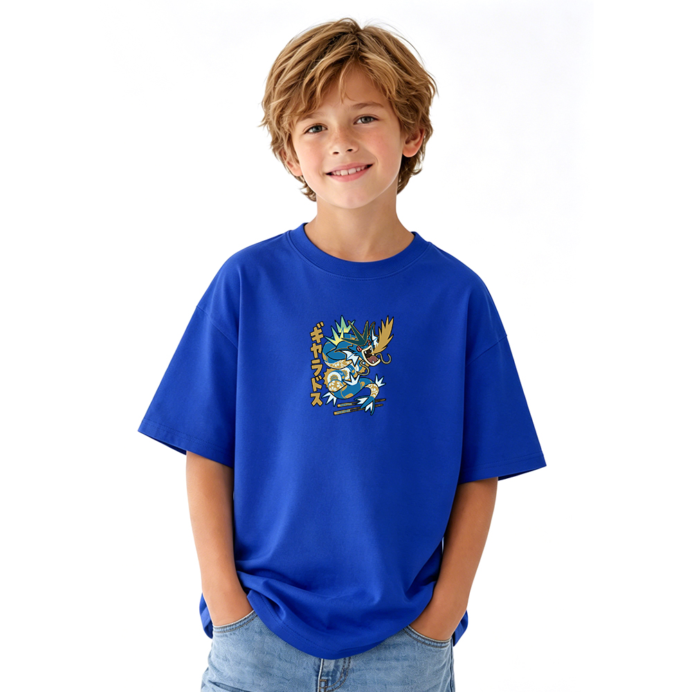 Pokémon Anime Graphic T-Shirt for Kids Cartoon Print Cotton Tee