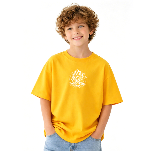 Dragon Ball Anime Graphic T-Shirt for Kids Cartoon Print Cotton Tee