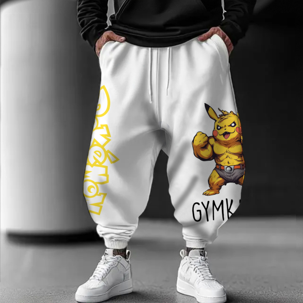 Unisex  Casual Anime Streetwear Pants