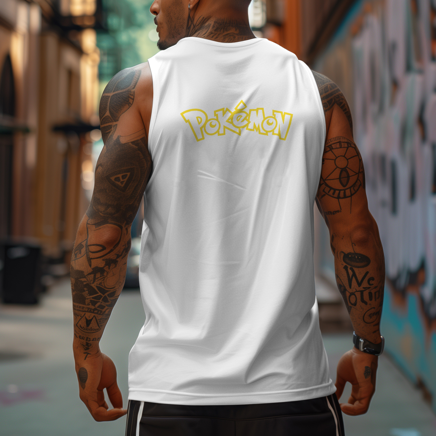 Unisex Casual Anime  Tank Top