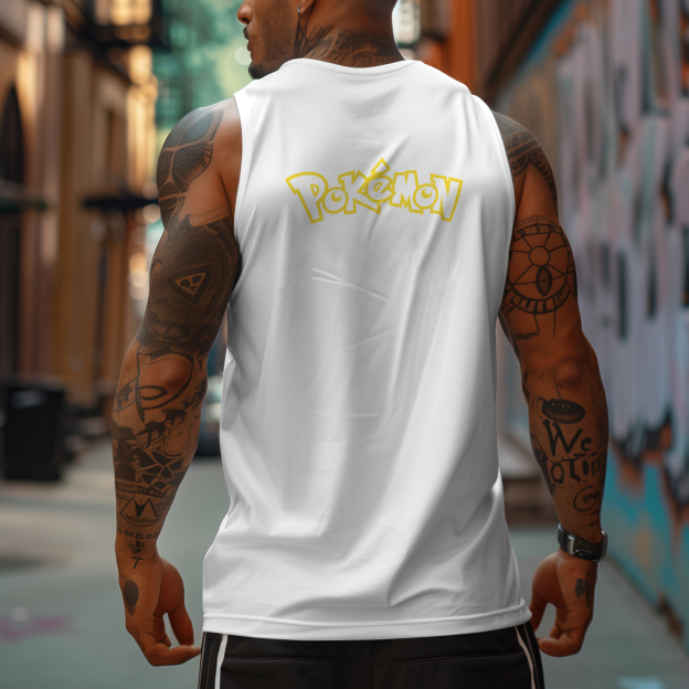 Unisex Casual Anime  Tank Top