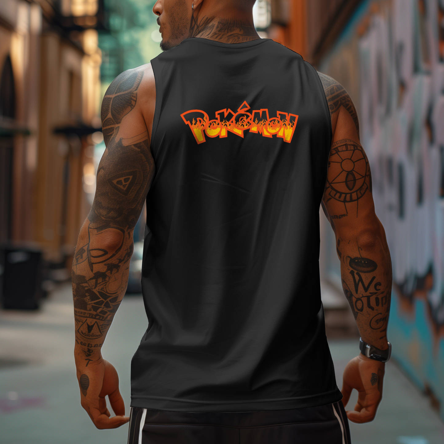 Unisex Anime Sleeveless Tank Top