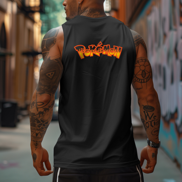 Unisex Anime Sleeveless Tank Top