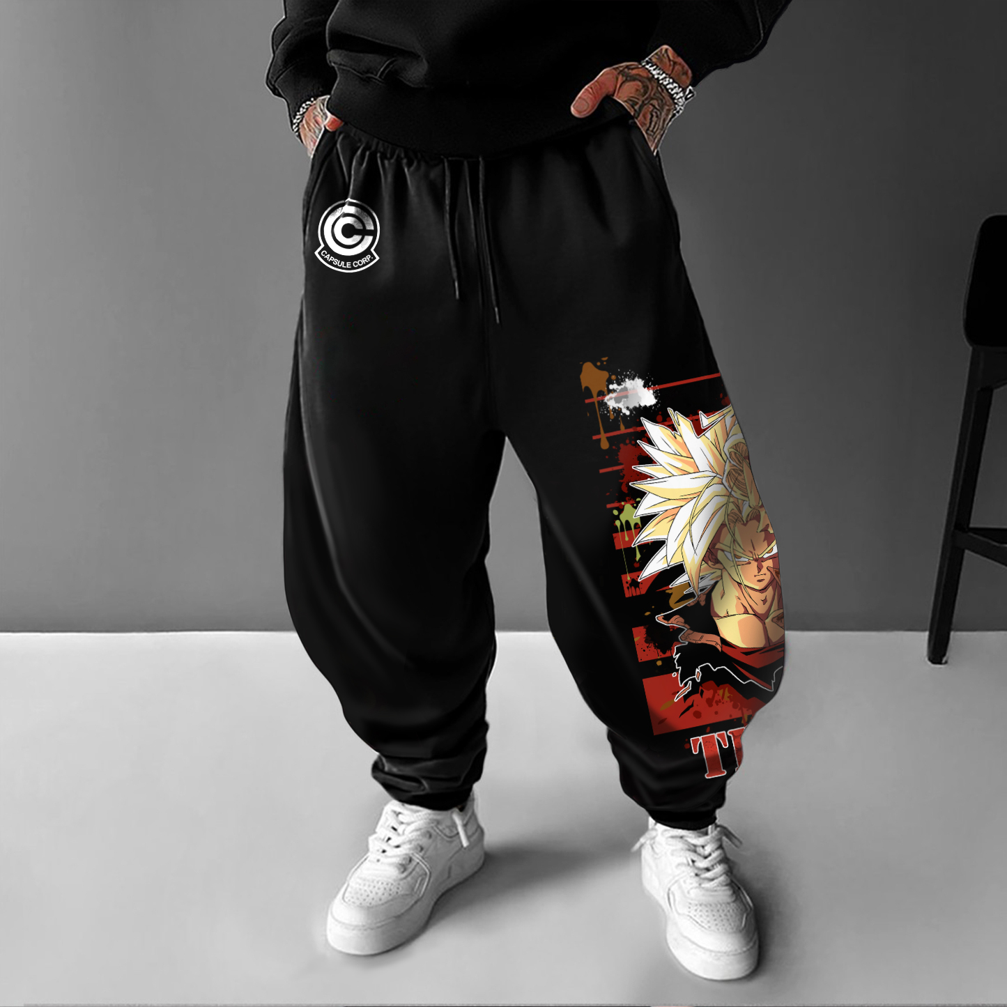 Unisex Casual Anime Streetwear Pants