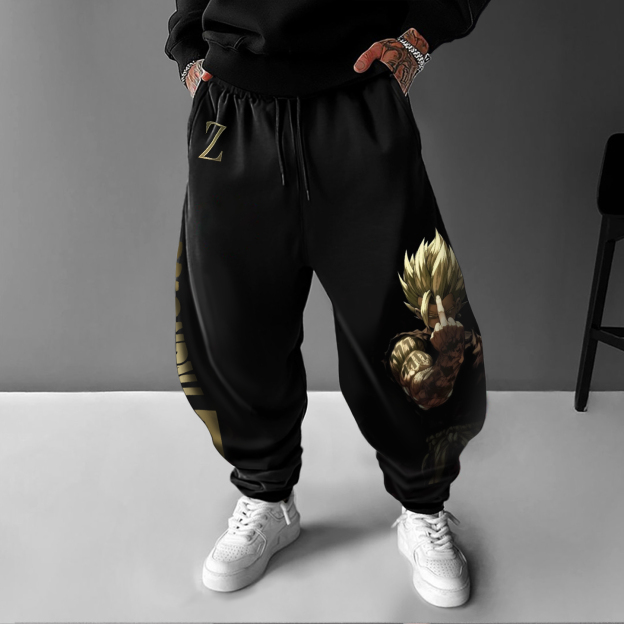 Unisex Casual Anime Streetwear Pants