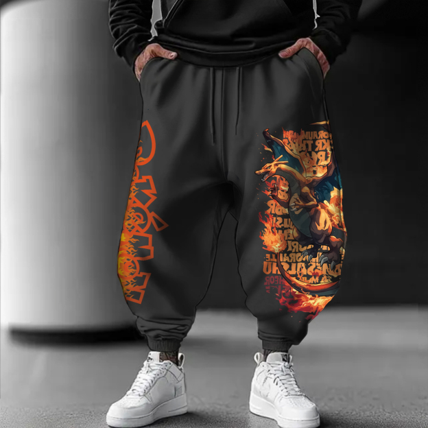 Unisex  Casual Anime Streetwear Pants