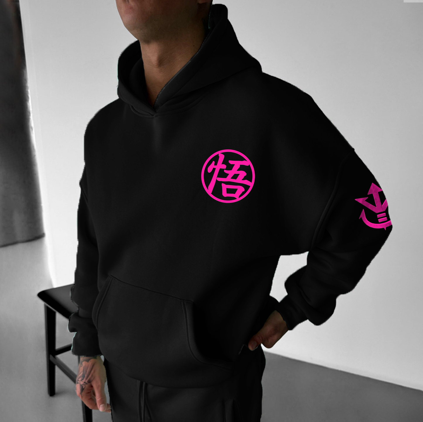 Unisex Anime Graphic Streetwear Vintage Hoodie