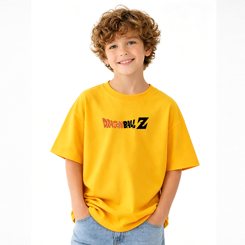 Dragon Ball Anime Graphic T-Shirt for Kids Cartoon Print Cotton Tee