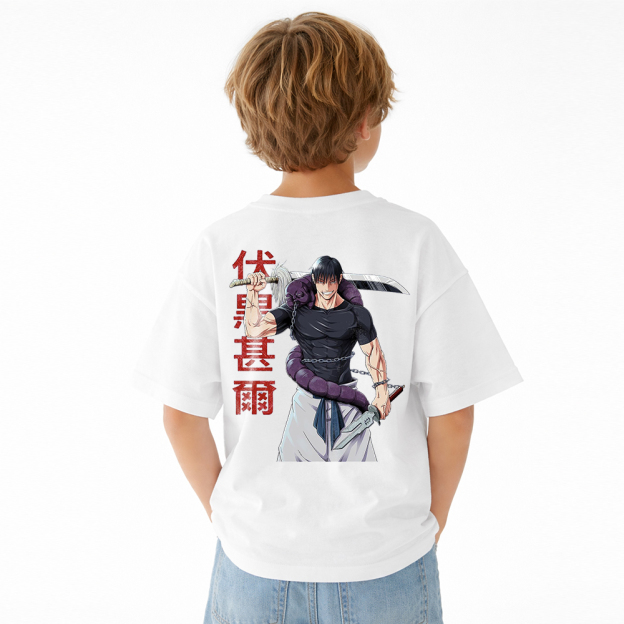 Jujutsu Kaisen Anime Graphic T-Shirt for Kids Cartoon Print Cotton Tee