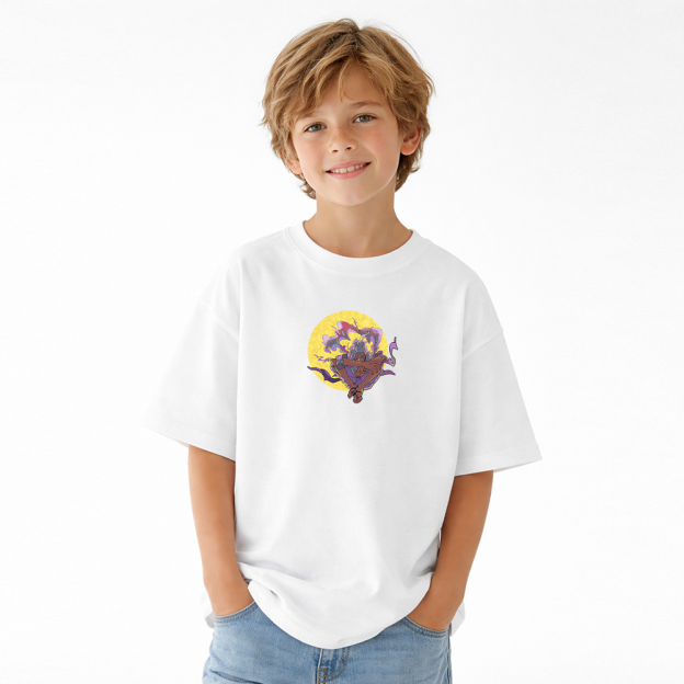 One Piece Anime Graphic T-Shirt for Kids Cartoon Print Cotton Tee