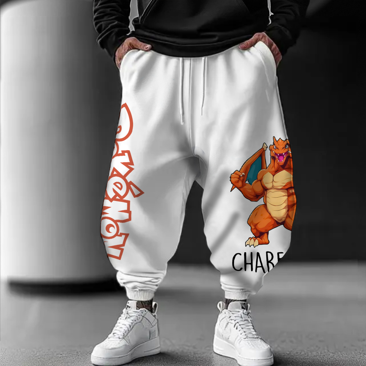 Unisex  Casual Anime Streetwear Pants