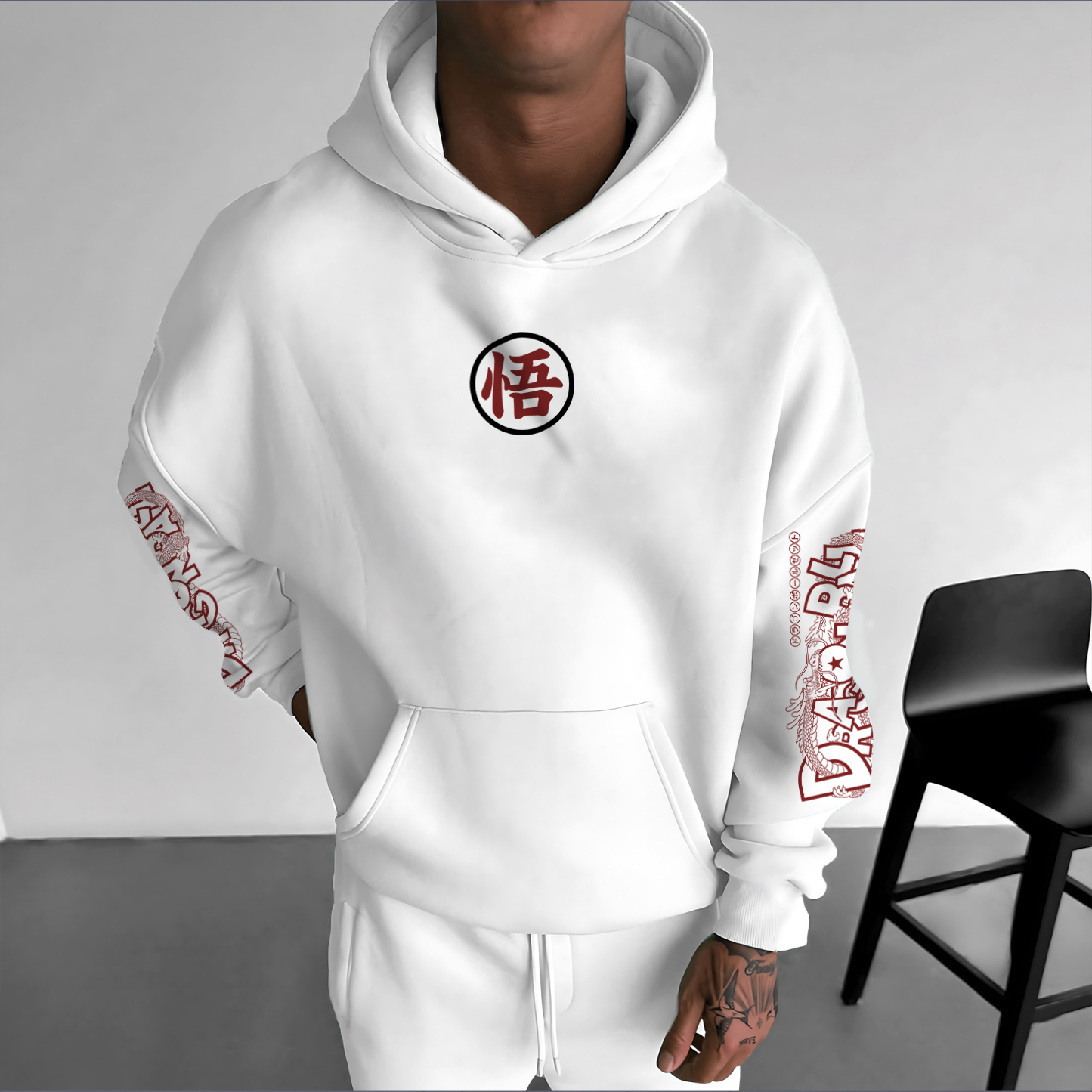 Unisex Anime Graphic Streetwear Vintage Hoodie