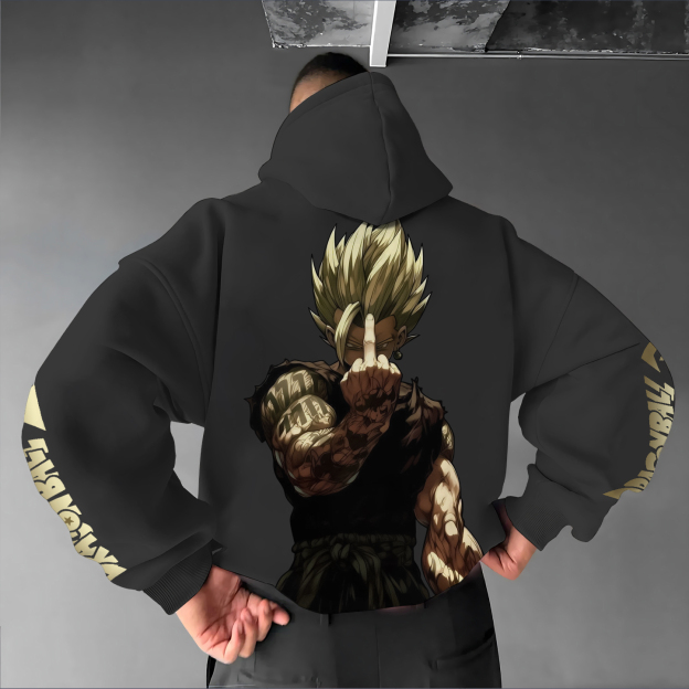 Unisex Anime Graphic Streetwear Vintage Hoodie