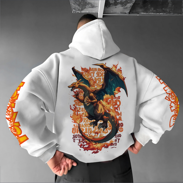 Unisex Anime Graphic Streetwear Vintage Hoodie