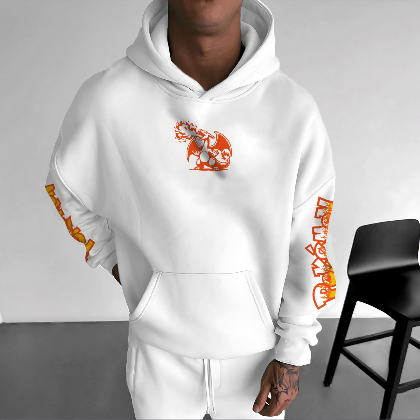 Unisex Anime Graphic Streetwear Vintage Hoodie