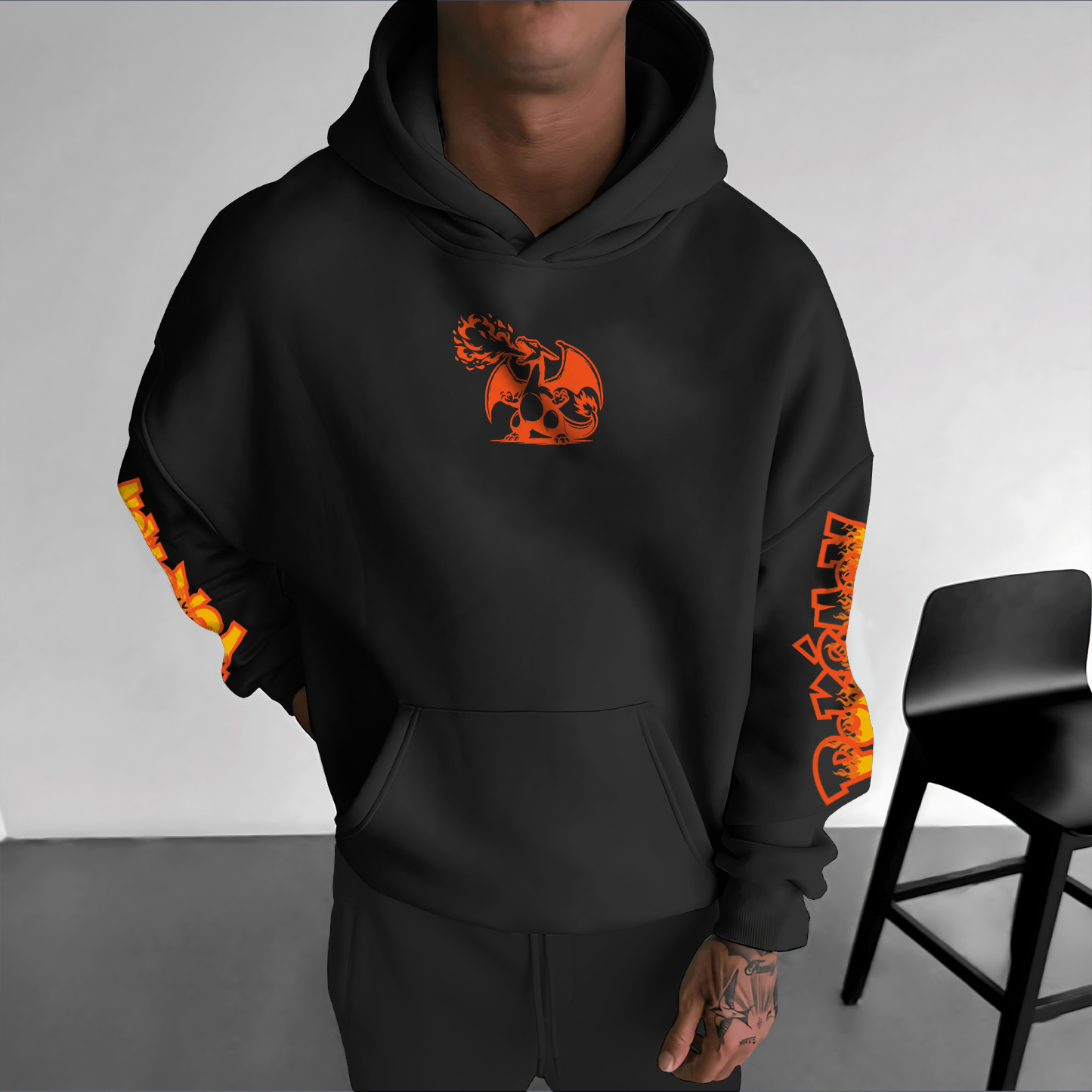 Unisex Anime Graphic Streetwear Vintage Hoodie