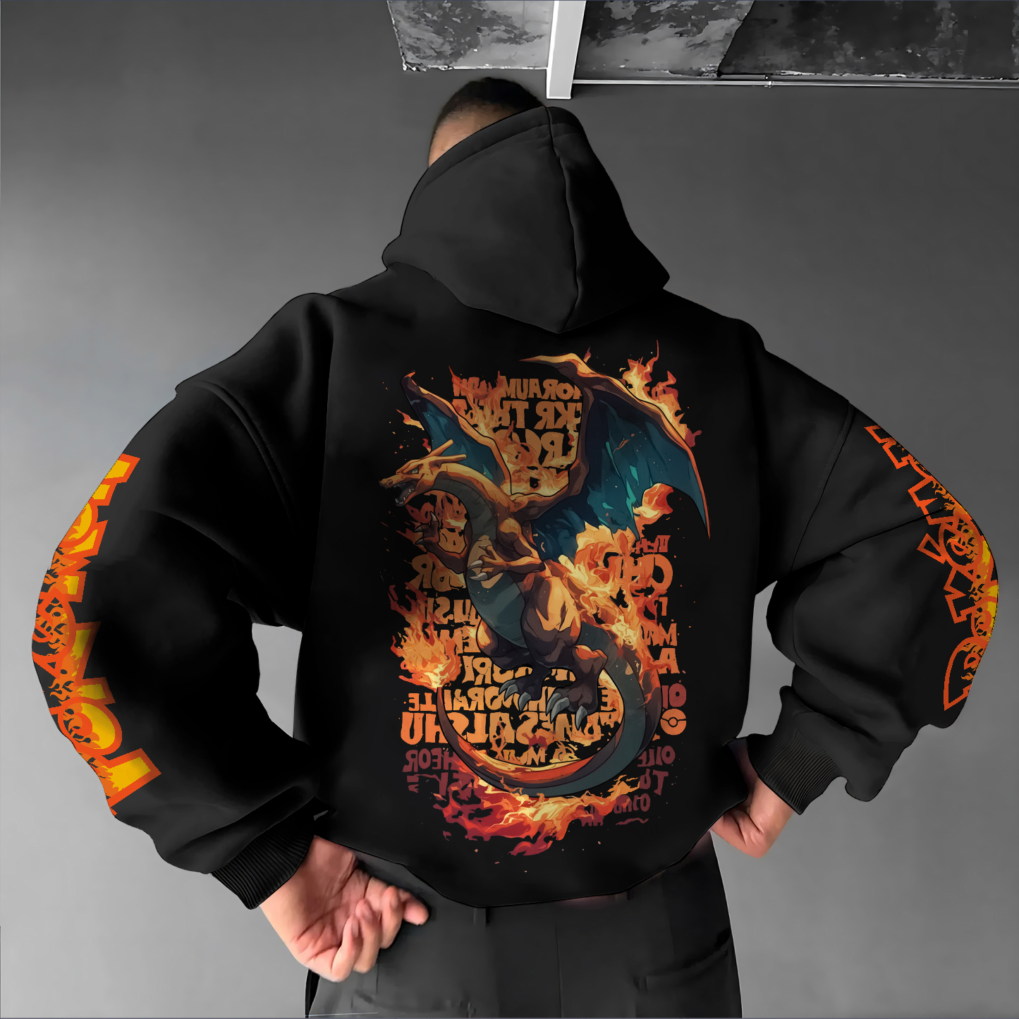 Unisex Anime Graphic Streetwear Vintage Hoodie