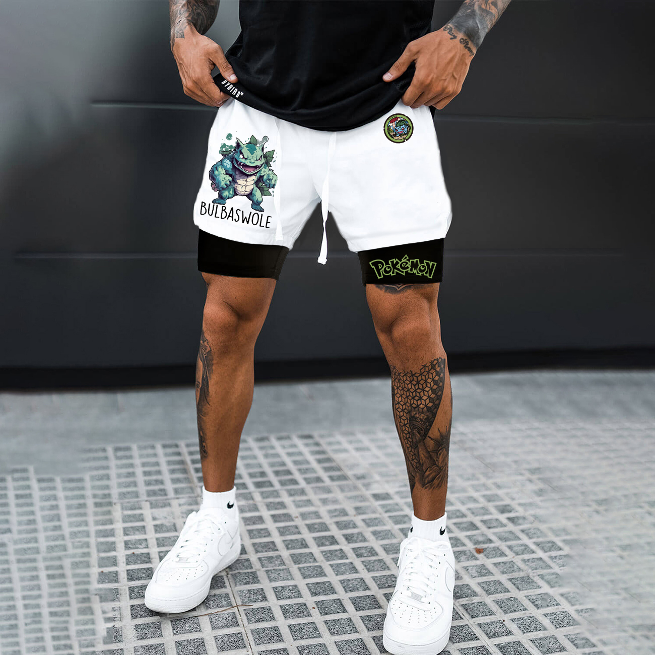 Unisex  Casual Anime Streetwear Shorts
