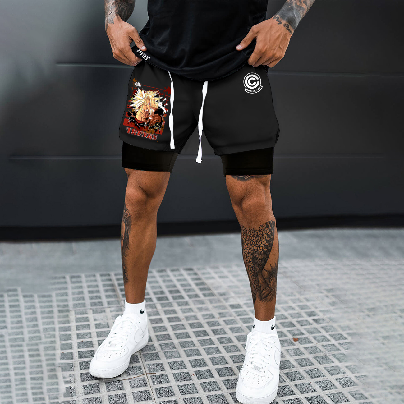 Unisex Casual Anime Streetwear Shorts-comicclothing