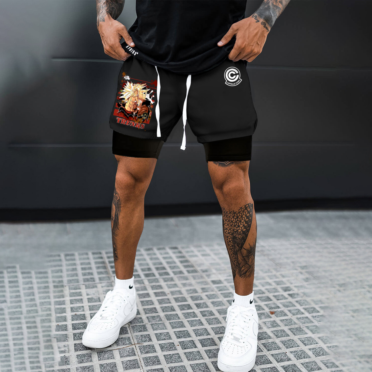 Unisex Casual Anime Streetwear Shorts-comicclothing